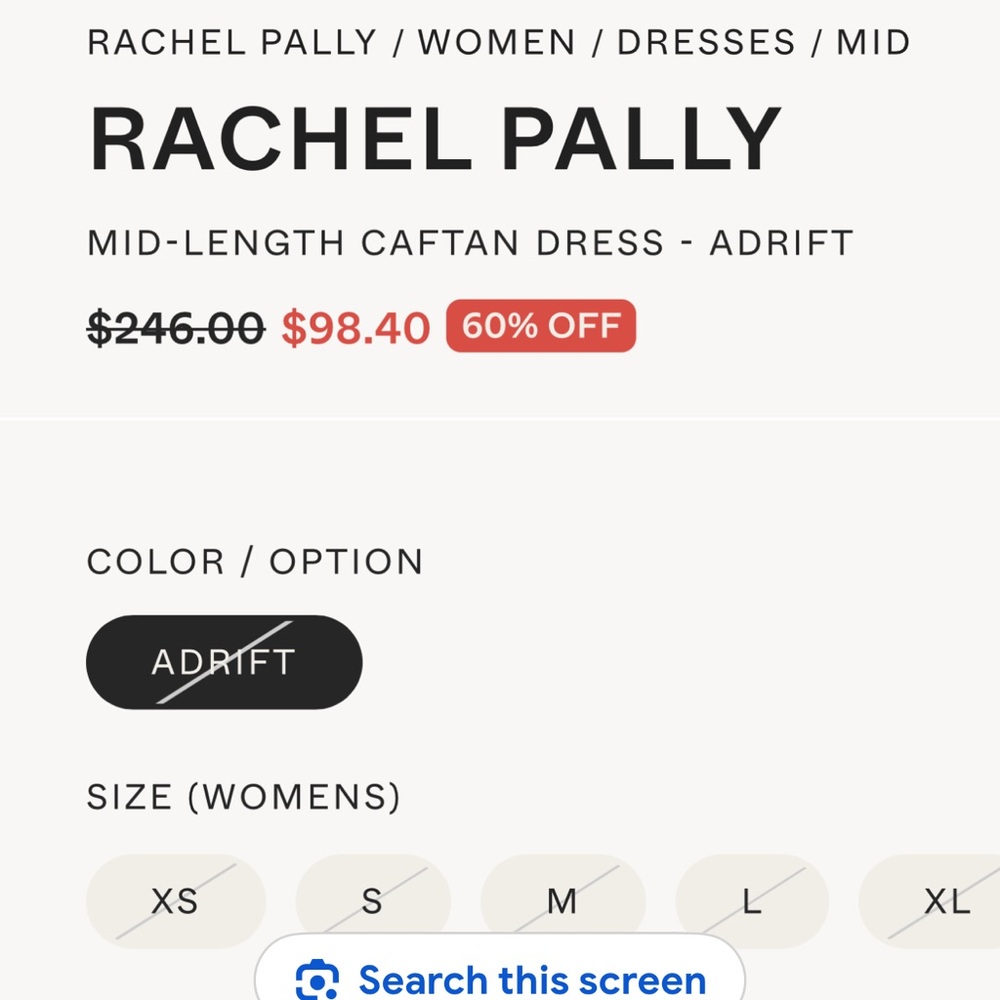 Rachel Pally | size medium | mid length caftan dress - Picture 5 of 12